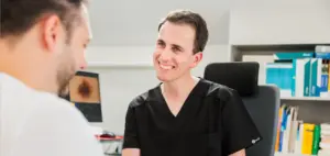 Beratung Dr. Werner und Patient