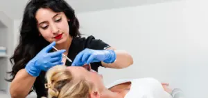 Botoxbehandlung einer Dame